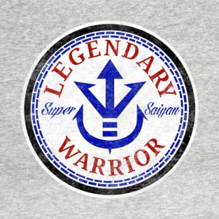 Warrior of Legend faded red and blue T-Shirt